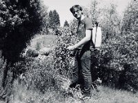 Matthieu killing weeds